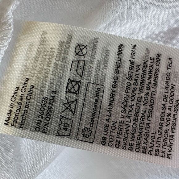 🎉5 for $45🎉  H&M Top Blouse Shirt Size S White - Picture 7 of 7